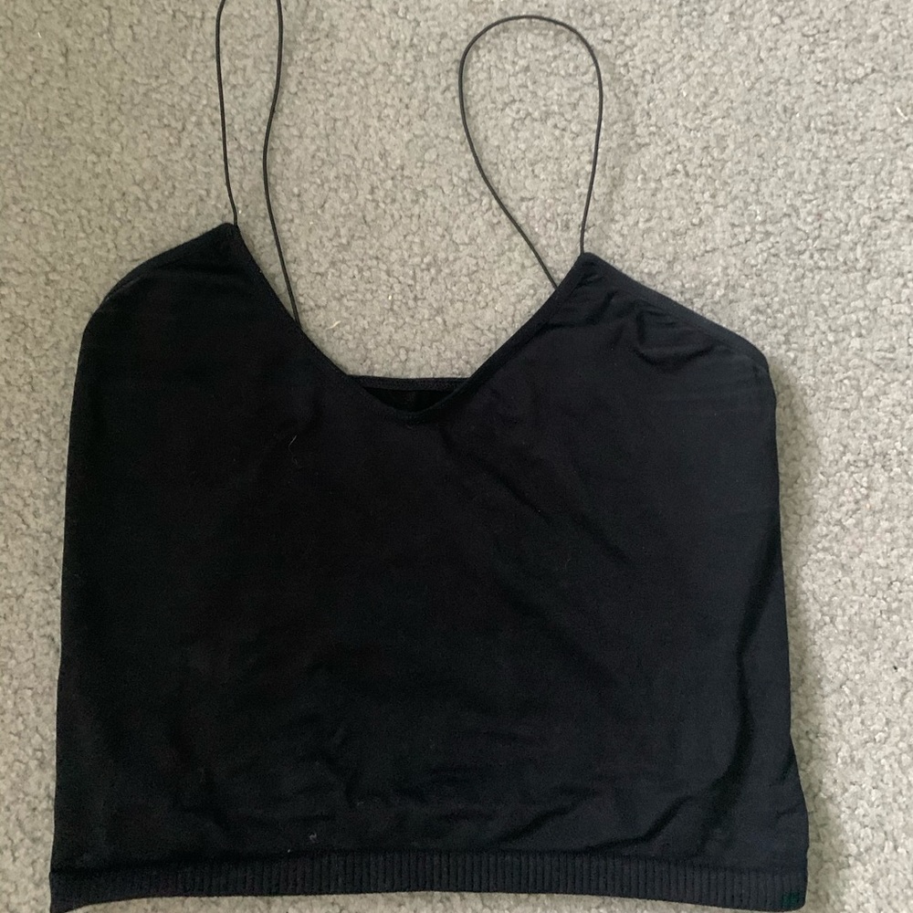 black tank top